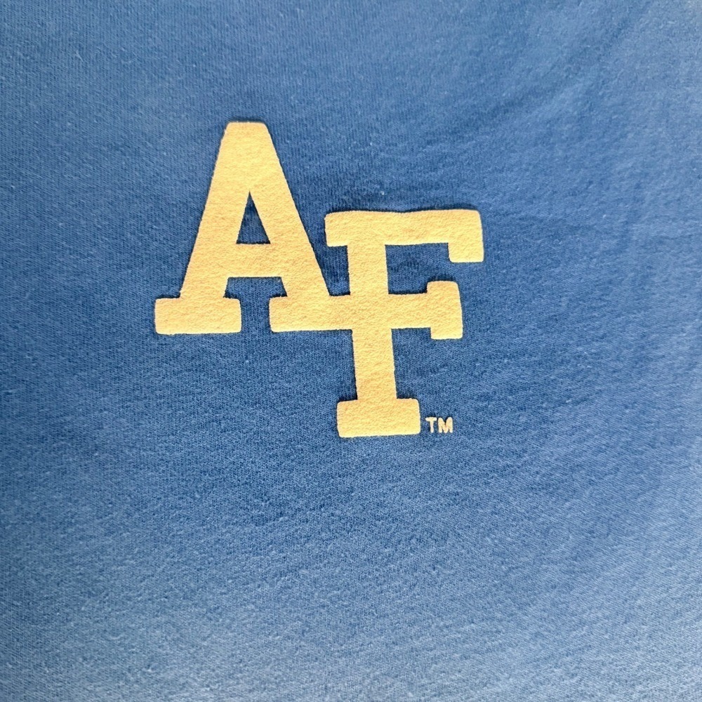 Spirit Jersey M Air Force Falcons Long Sleeve Ombre Dip Dye Crewneck NCAA Shirt - Picture 5 of 8